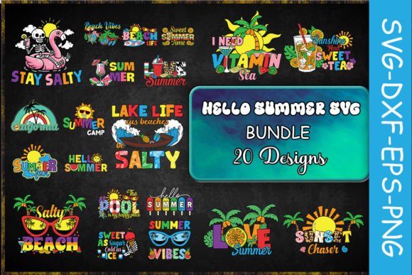 Download Hello Summer SVG Bundle - Bundle Collection
