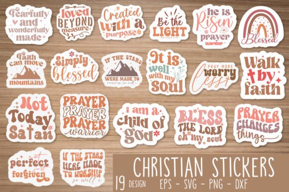 Download Boho Christian Svg Png Sticker Bundle - Bundle Collection