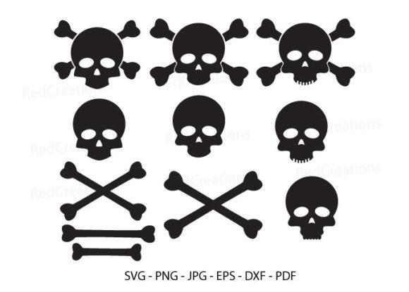 Download Bundle Skull and Cross Bones Clipart - Bundle Collection