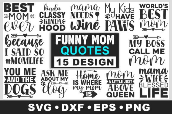 Download Funny MOM SVG Bundle - Bundle Collection