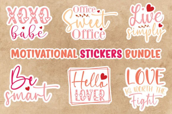 Download Motivational Stickers Bundle - Bundle Collection