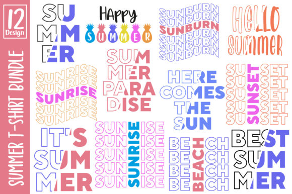 Download Summer Quotes T Shirt Design, Svg Bundle - Bundle Collection