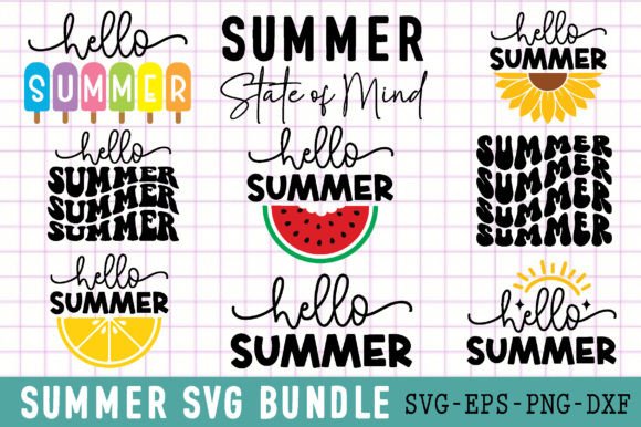 Download Hello Summer SVG Bundle - Bundle Collection