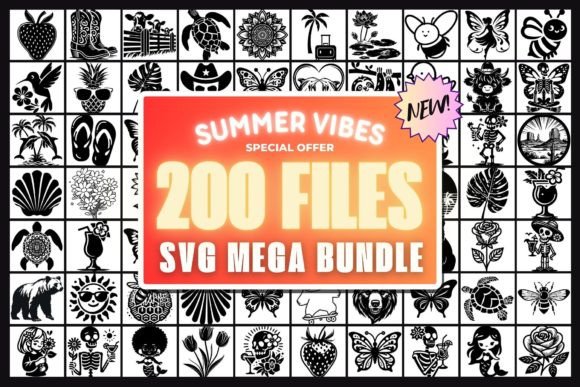 Download Summer SVG Mega Bundle, Summer Vibes SVG - Bundle Collection