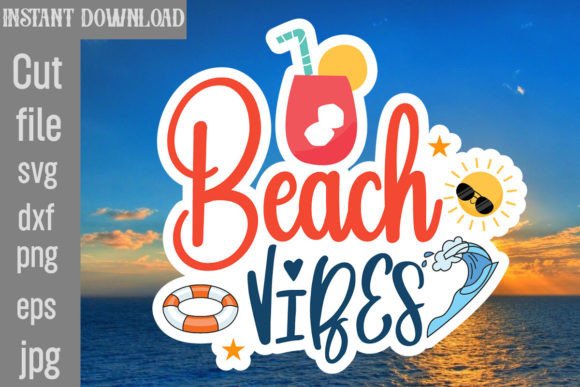 Download Beach Vibes SVG Cut File - Beach vibes svg cut file Collection