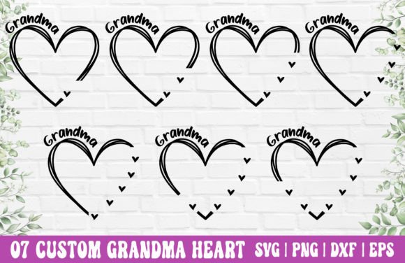 Download CUSTOM Heart Kid Name - Grandma SVG - Grandma svg Collection