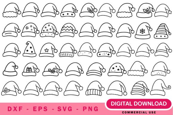 Download Santa Hat SVG Bundle - Bundle Collection