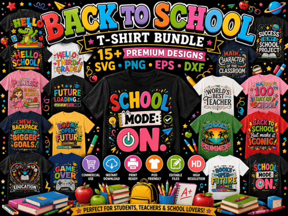 Download Funny Back to School SVG Bundle - Bundle Collection