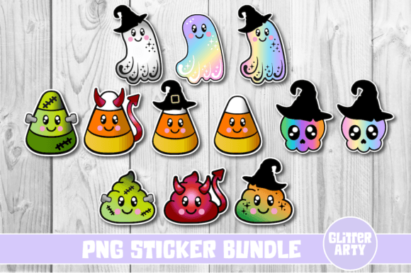 Download Kawaii Halloween PNG Sticker Bundle - Bundle Collection