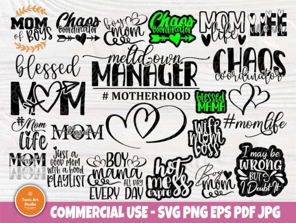 Download Funny Mom Quotes, SVG Bundle, Svg Files - Bundle Collection