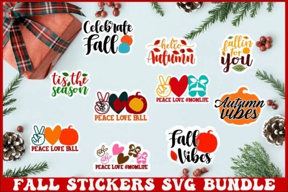 Download Fall Stickers Svg Bundle - Bundle Collection