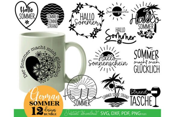 Download German Summer SVG Bundle: Beach Vacation - Bundle Collection