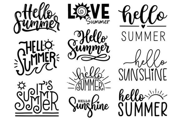 Download Hello Summer SVG Bundle - Bundle Collection
