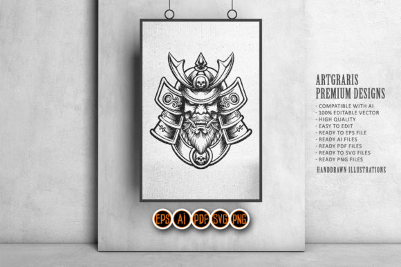 Download Warrior Armor Samurai Silhouette Clipart - Samurai Collection