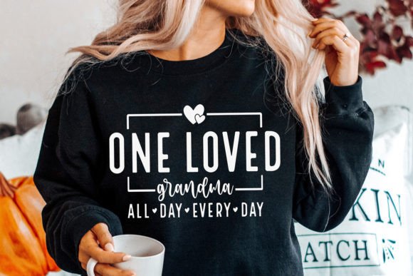 Download One Loved Grandma SVG, Grandma Gift SVG - Grandma svg Collection