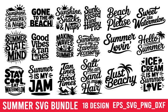 Download Summer Svg Design Bundle. - Bundle Collection