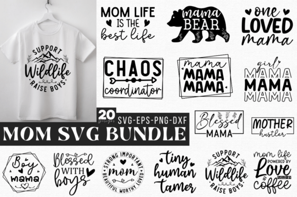 Download Mom Svg Bundle,Funny Mom Svg Design - Bundle Collection