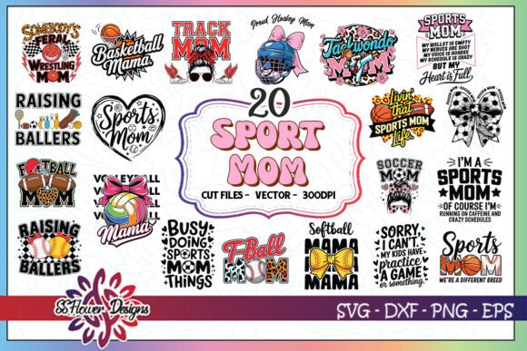 Download Sport Mama SVG Bundle - Bundle Collection