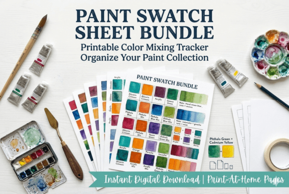 Download Paint Swatch Sheet Bundle - Bundle Collection