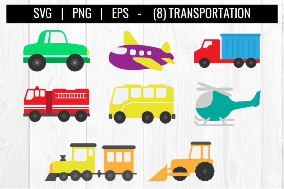 Download Transportation Vehicle Clipart Bundle - Bundle Collection