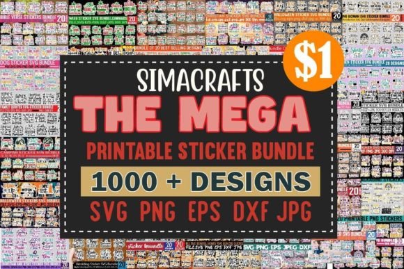 Download Printable Sticker Mega Bundle - Bundle Collection