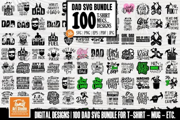 Download Fathers Day SVG Bundle - Dad Life SVG - Bundle Collection