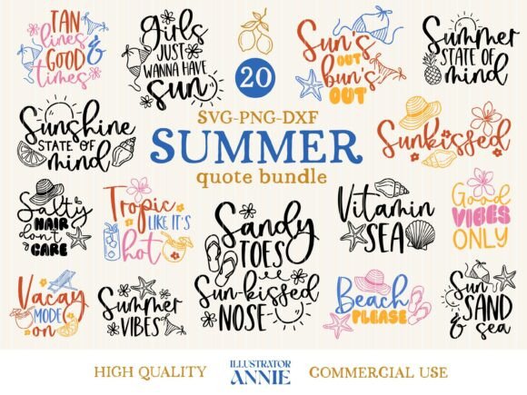 Download Summer SVG Bundle – Beach Vacation SVG - Bundle Collection