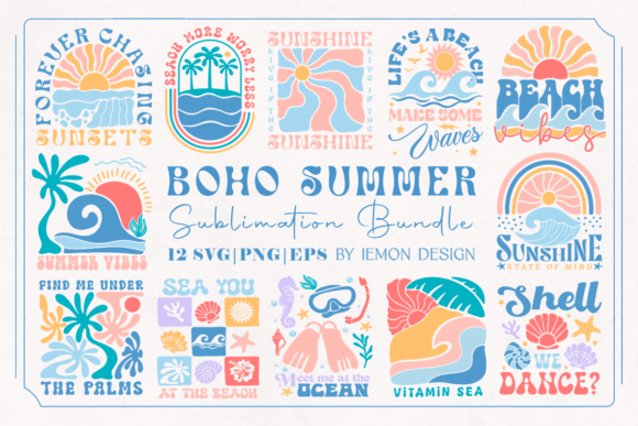Download Boho Summer SVG Bundle - Bundle Collection