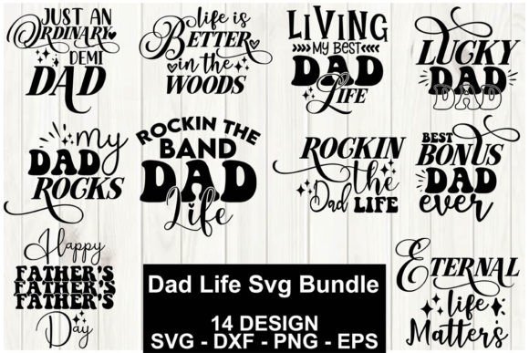 Download Dad Life SVG Bundle - Bundle Collection
