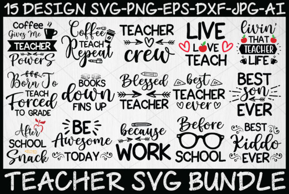 Download Teacher SVG Bundle - Bundle Collection