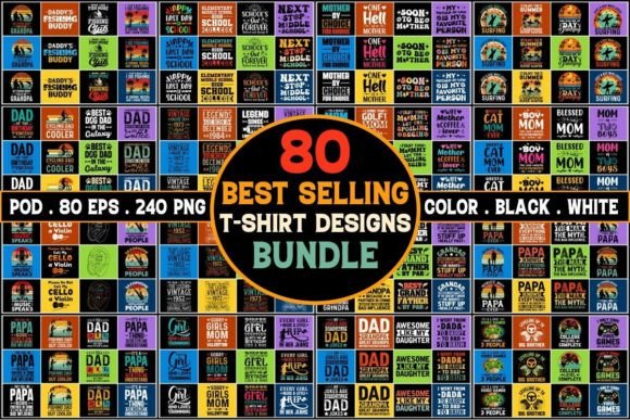 Download Best Selling T-Shirt Design Mega Bundle - Bundle Collection
