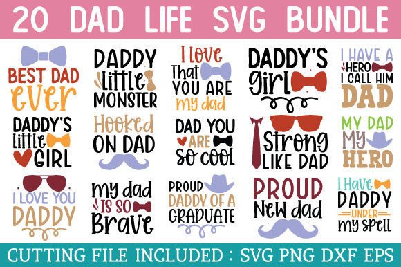 Download Dad Life SVG Bundle - Bundle Collection