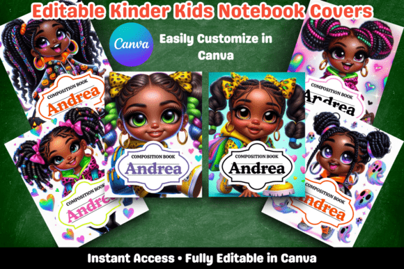 Download Black Girls Notebook Cover Bundle - Bundle Collection