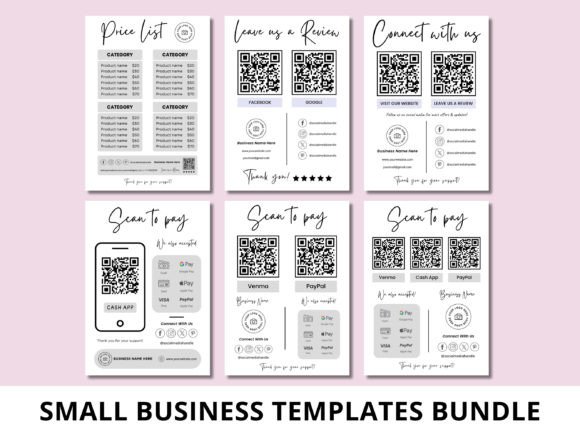 Download Small Business Sign Templates Bundle - Bundle Collection
